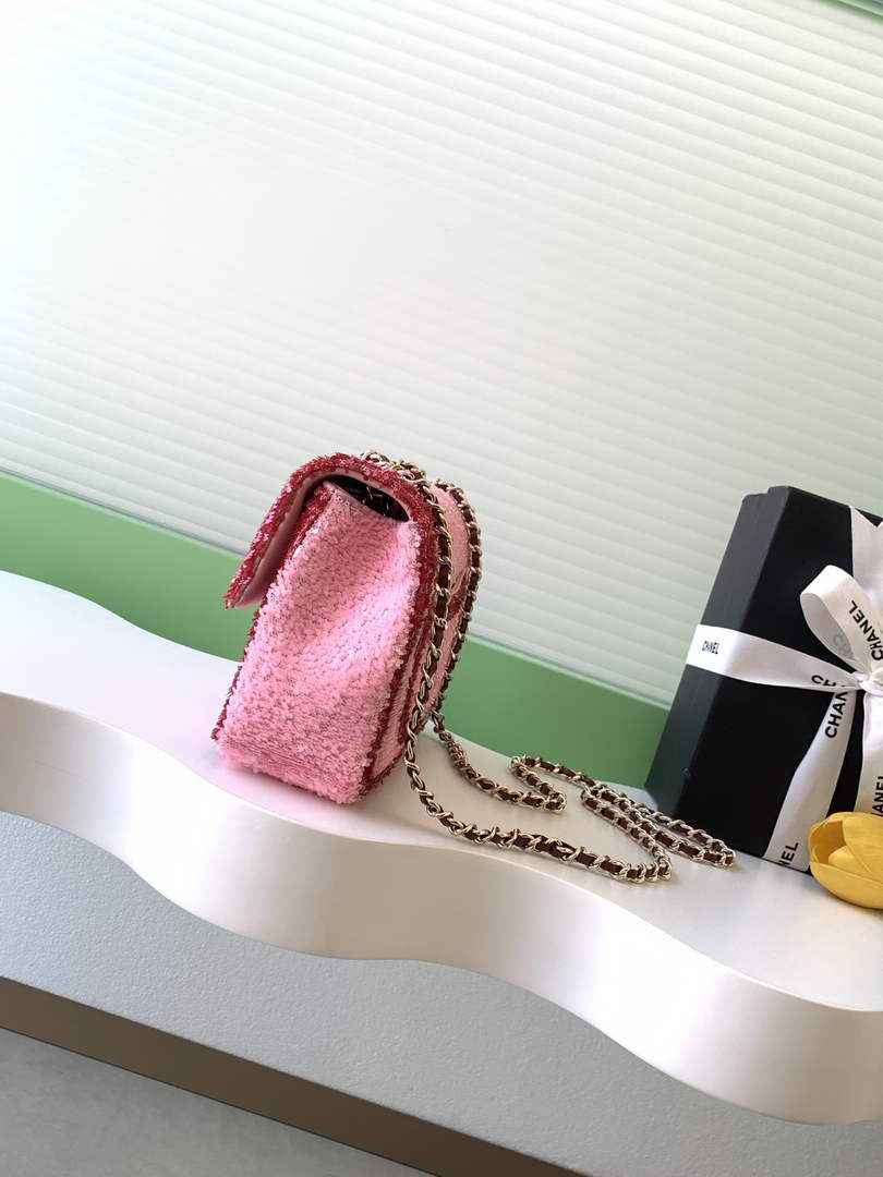 Chanel Flap bag, Sequins, AS4561 Pink