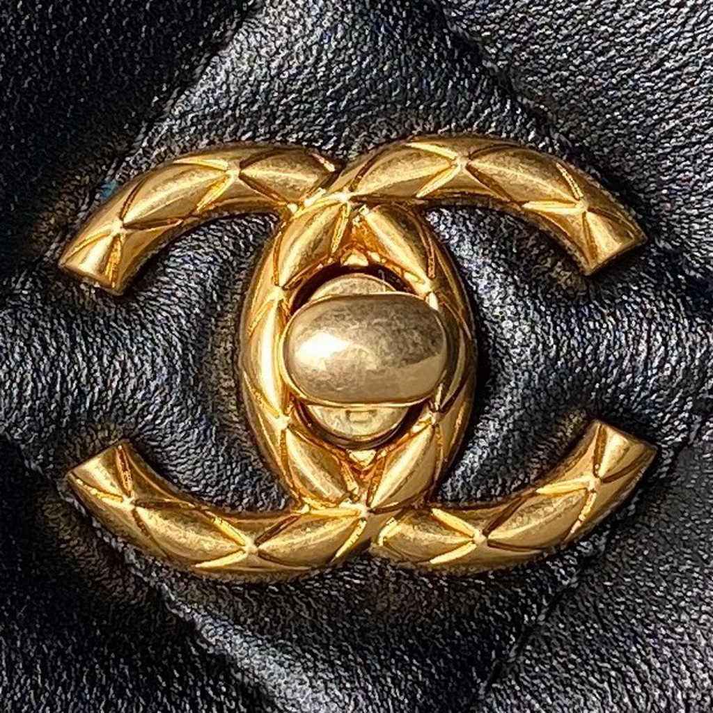 Chanel Classic Flap Bag AS4971 Black Calfskin