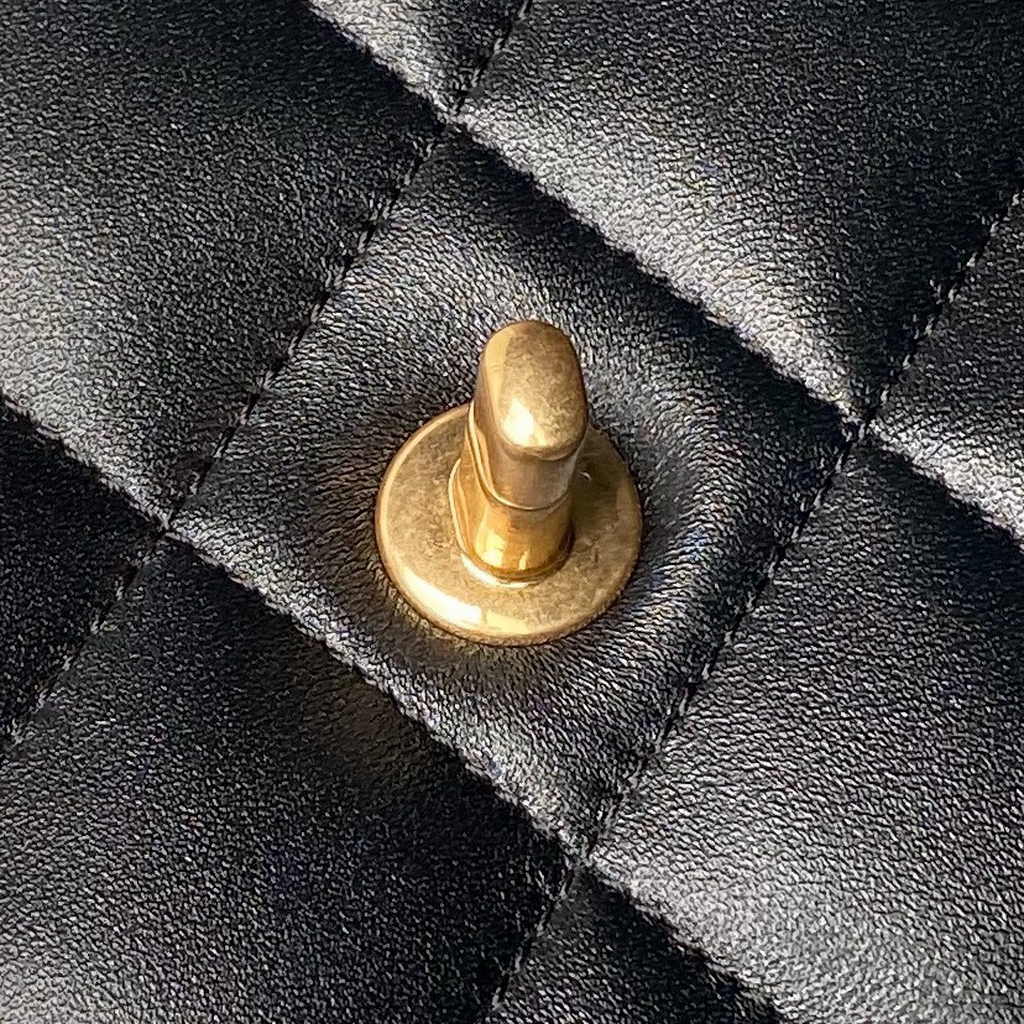 Chanel Classic Flap Bag AS4971 Black Calfskin