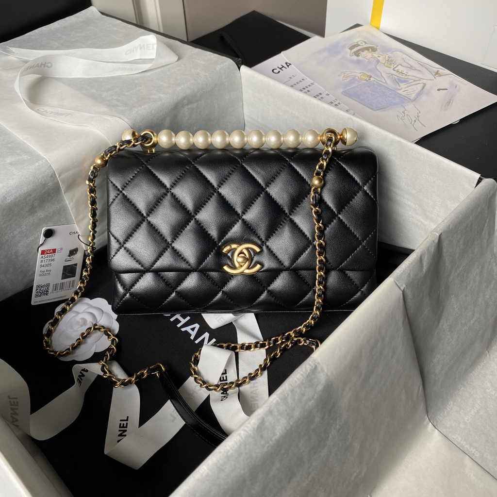 Chanel Classic Flap Bag AS4997 Black Lambskin