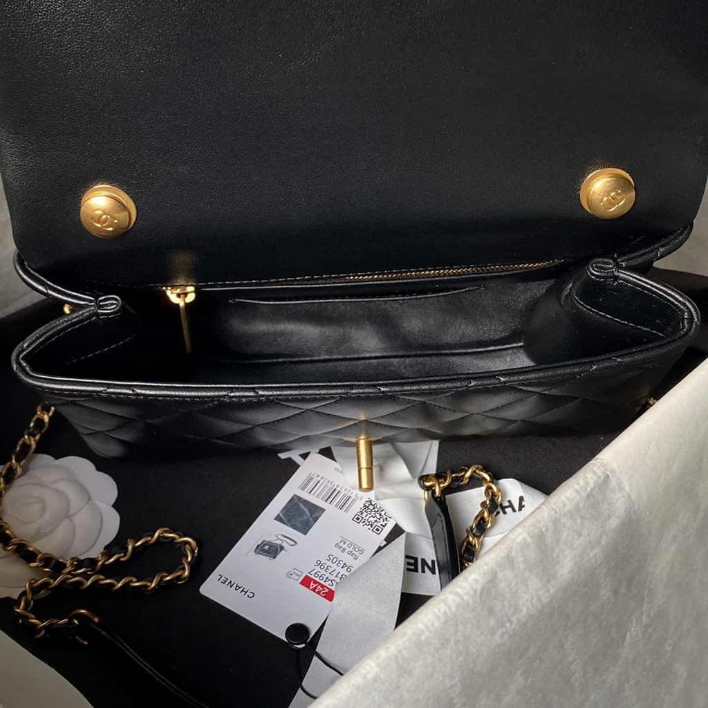 Chanel Classic Flap Bag AS4997 Black Lambskin