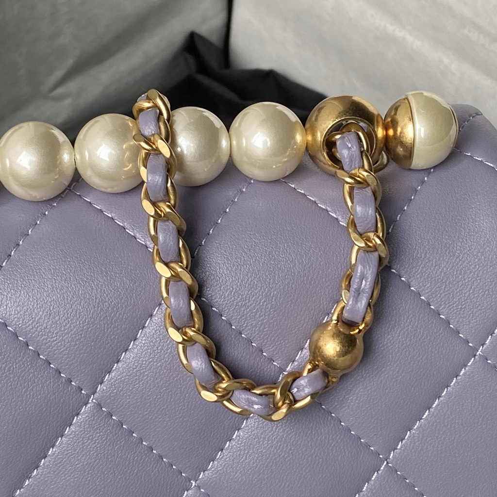 Chanel Classic Flap Bag AS4997 Purple Lambskin