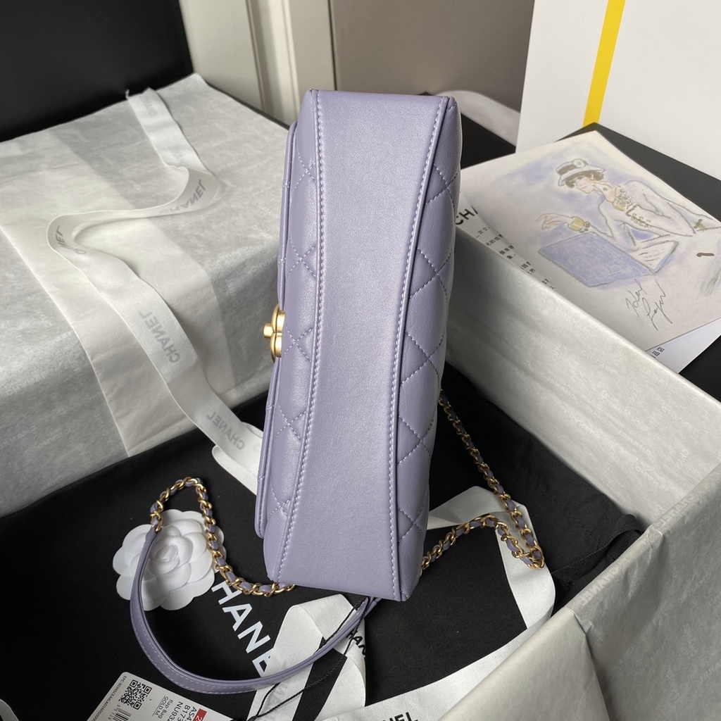 Chanel Classic Flap Bag AS4997 Purple Lambskin
