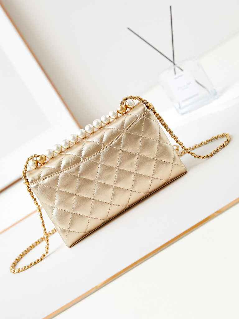 Chanel Classic Flap Bag AS4997 Gold Lambskin