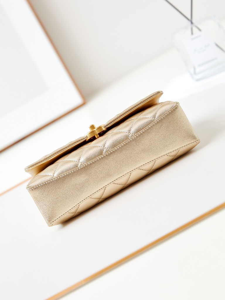 Chanel Classic Flap Bag AS4997 Gold Lambskin