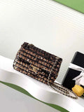 Chanel Shoulder bag, AS4561, Sequins Black Gold