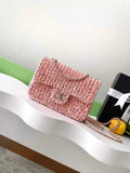 Chanel Shoulder bag, AS4561, Quilted Sequins Pink
