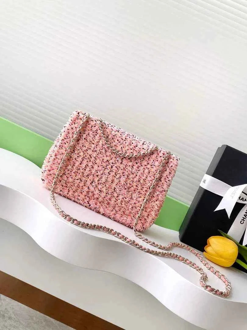 Chanel Shoulder bag, AS4561, Quilted Sequins Pink
