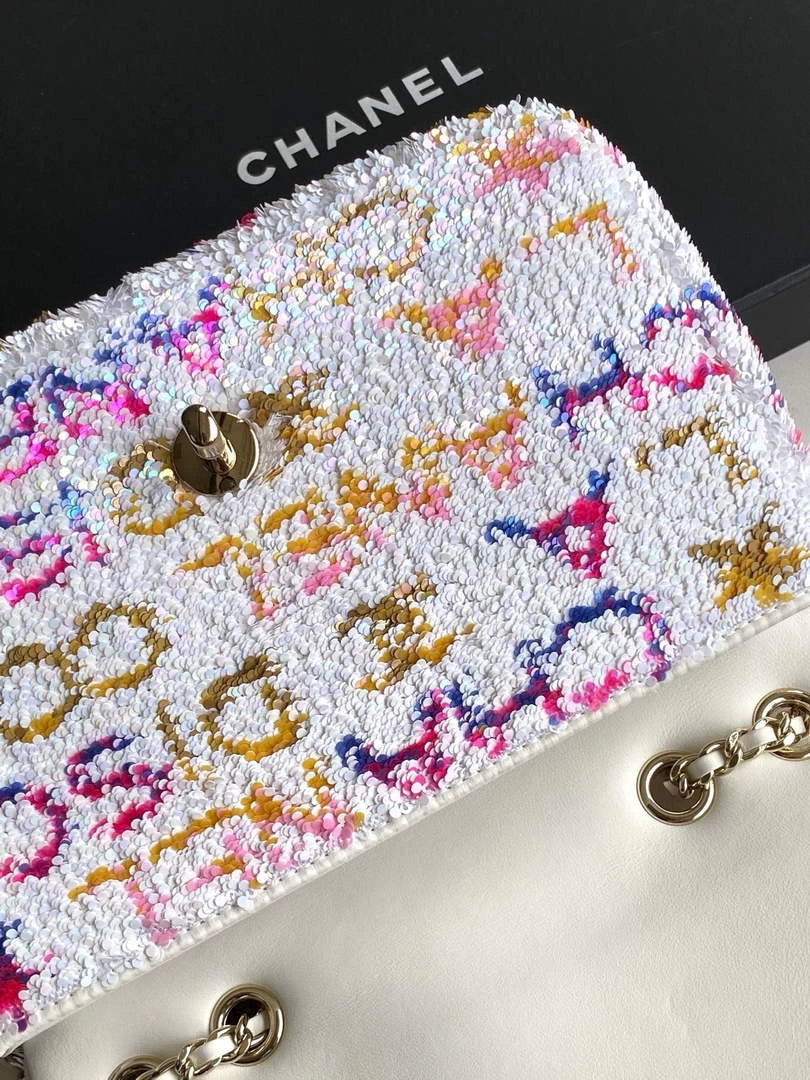 Chanel Flap bag, Quilted Sequins, AS4561