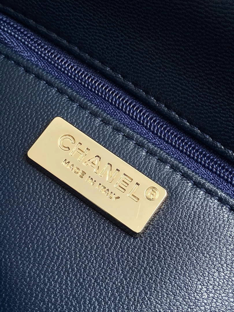 Chanel Flap bag, Fringed sequins,  AS4561 Blue