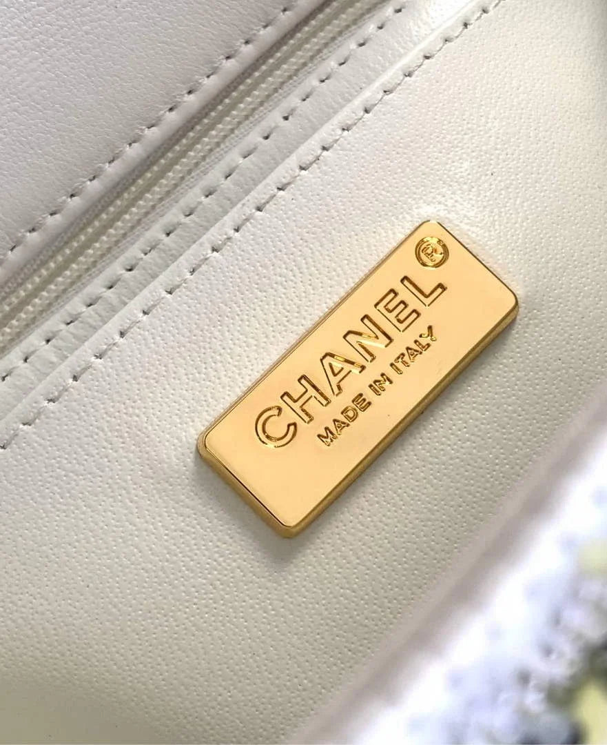 Chanel Shoulder Flap bag, AS4561 White