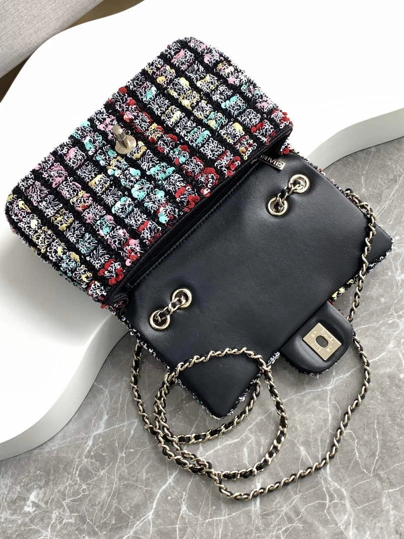 Chanel Shoulder Flap bag, AS4561 Sequins