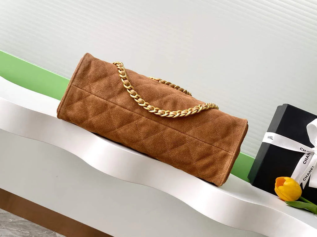 Chanel Hobo Bag, AS5303 Suede