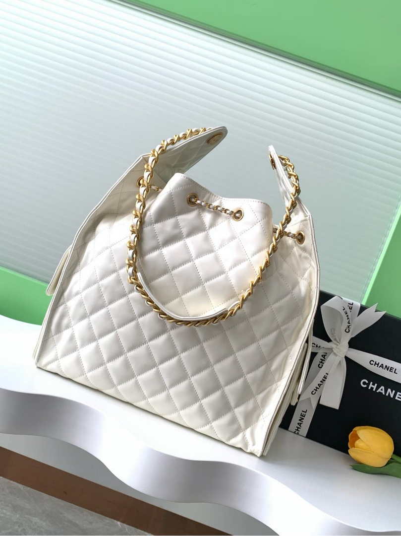 Chanel Hobo Bag AS5311 Beige Leaher