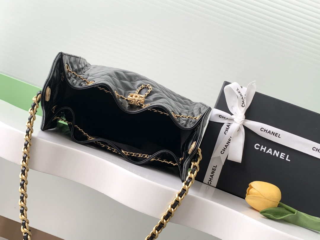 Chanel Hobo Bag AS5311 Black Leaher
