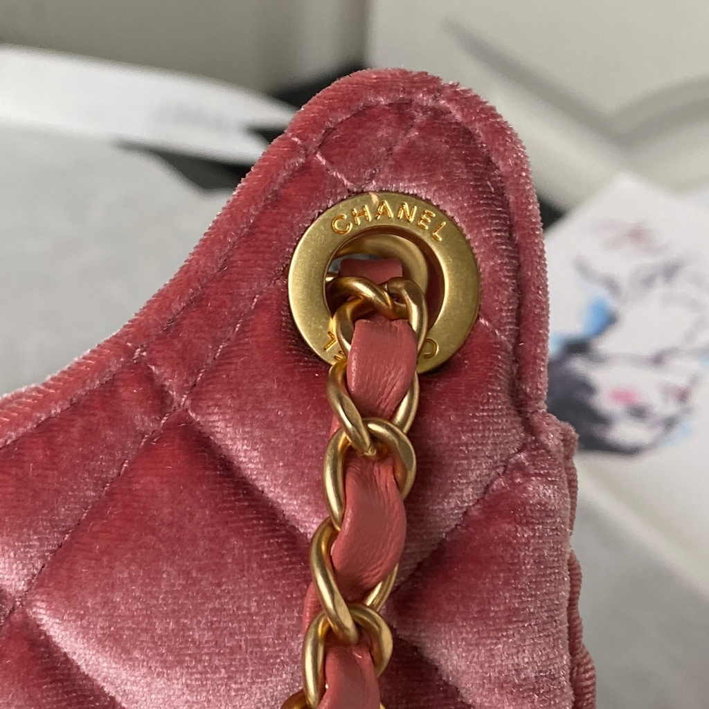 Chanel hobo handbag as4322, Cotton pink