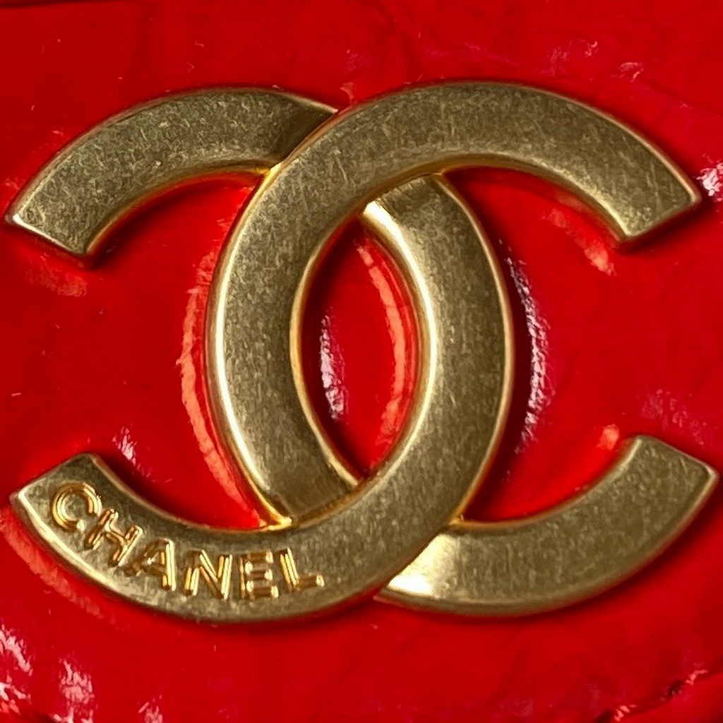 Chanel hobo handbag as4322, Calfskin red