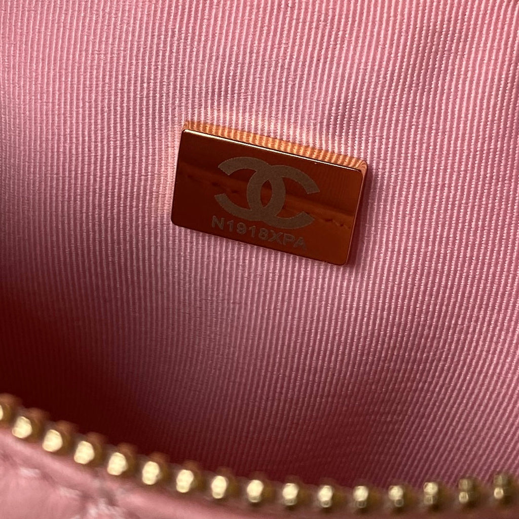 Chanel Hobo HandBag AS4443 Shiny Lambskin Pink