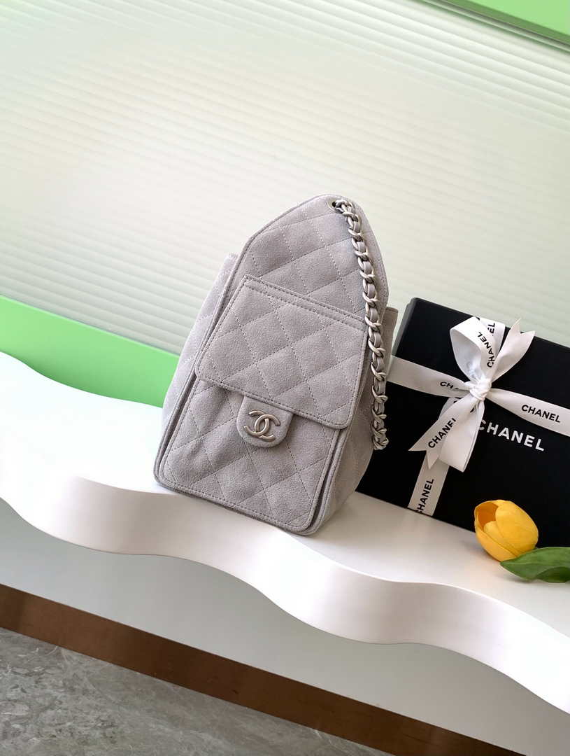 Chanel Hobo Small Bag AS5293 Gray