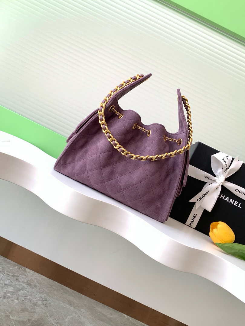 Chanel Hobo Small Bag AS5293 Purple