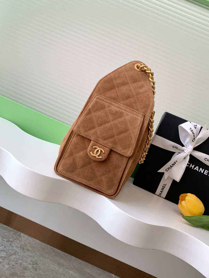 Chanel Hobo Small Bag AS5293 Brown