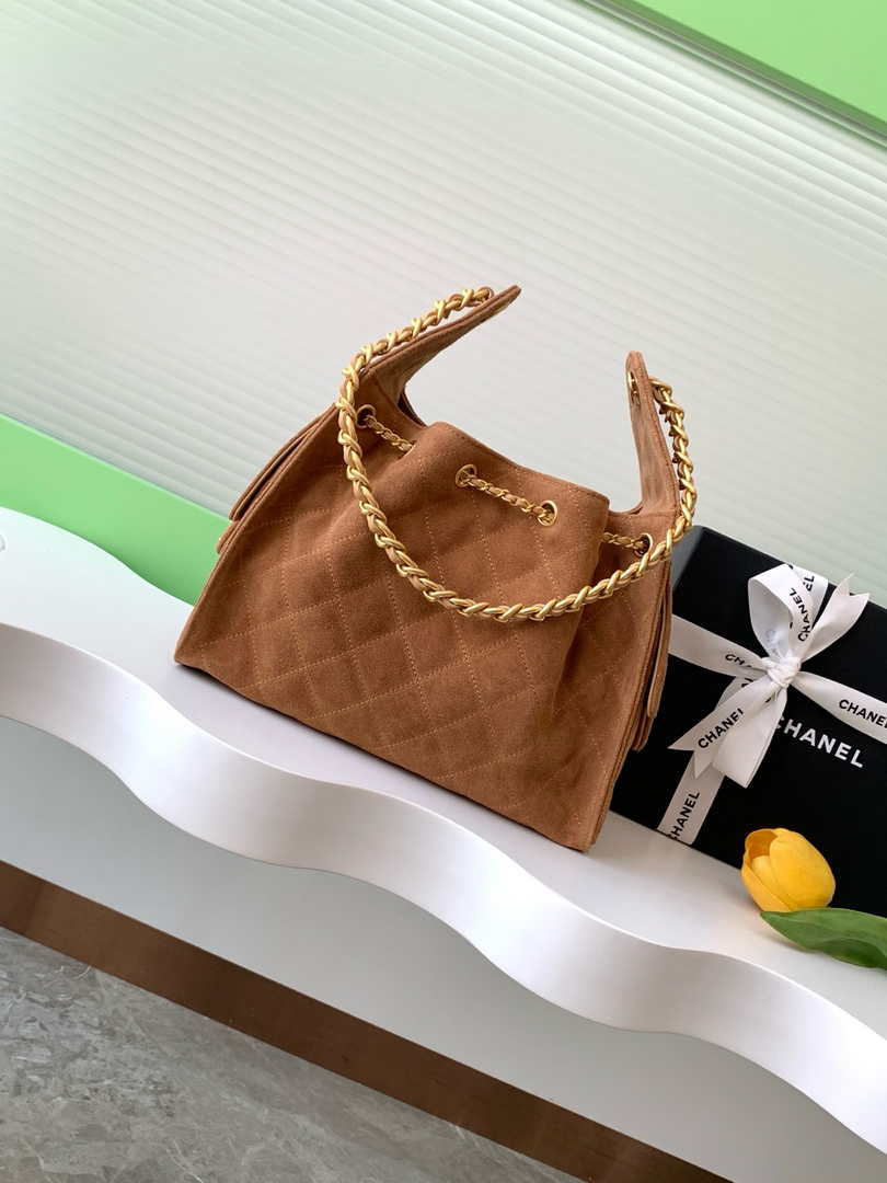 Chanel Hobo Small Bag AS5293 Brown