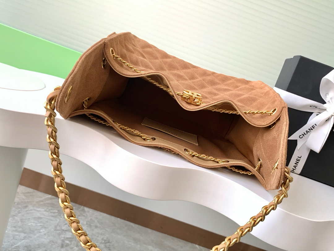Chanel Hobo Small Bag AS5293 Brown