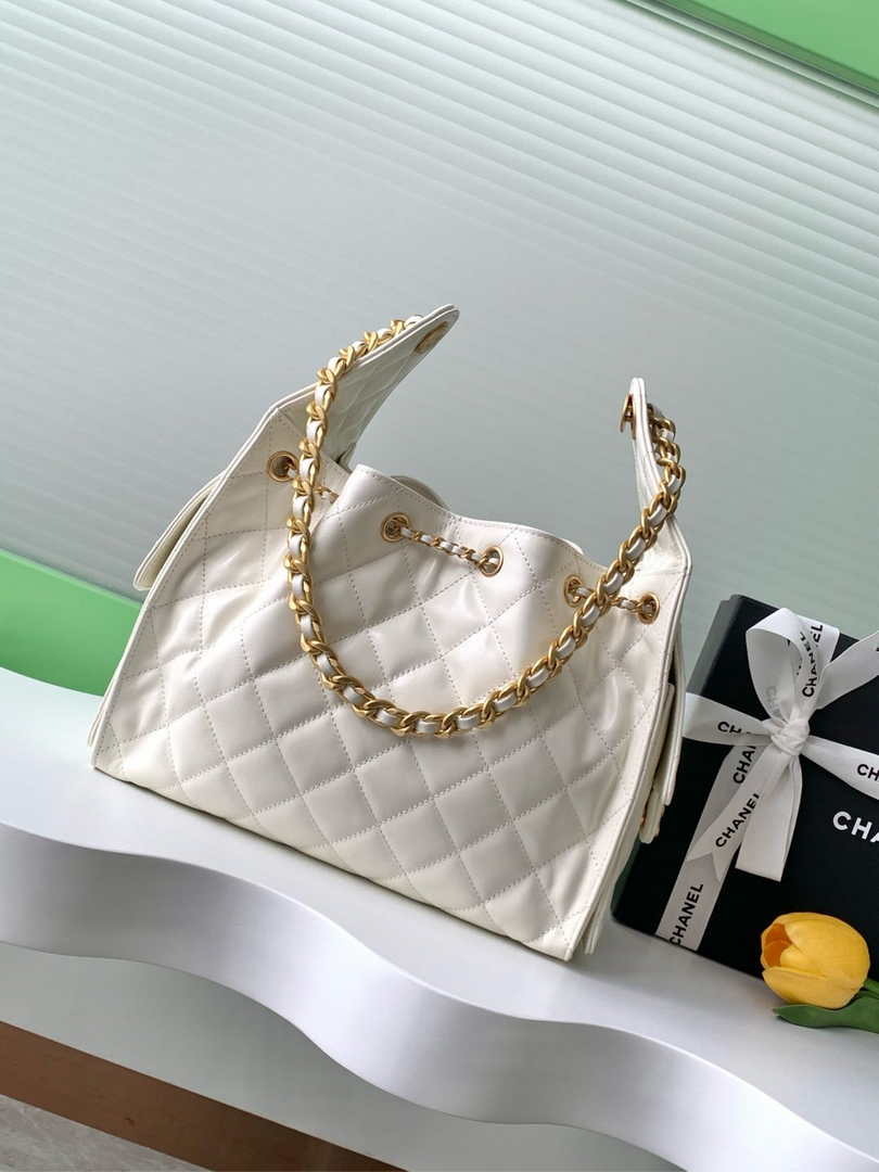 Chanel Hobo Small Bag AS5293 Beige Leather