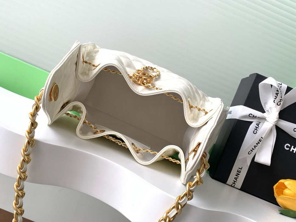 Chanel Hobo Small Bag AS5293 Beige Leather