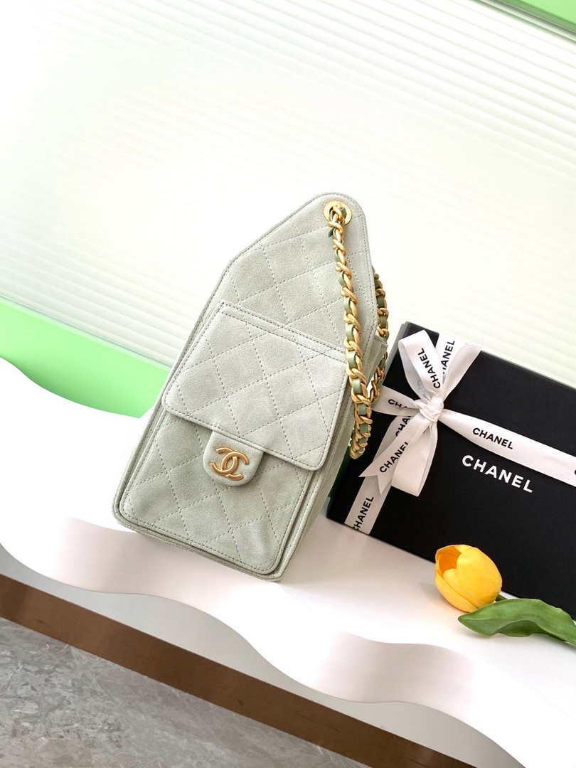 Chanel Hobo Small Bag AS5293 Light Green
