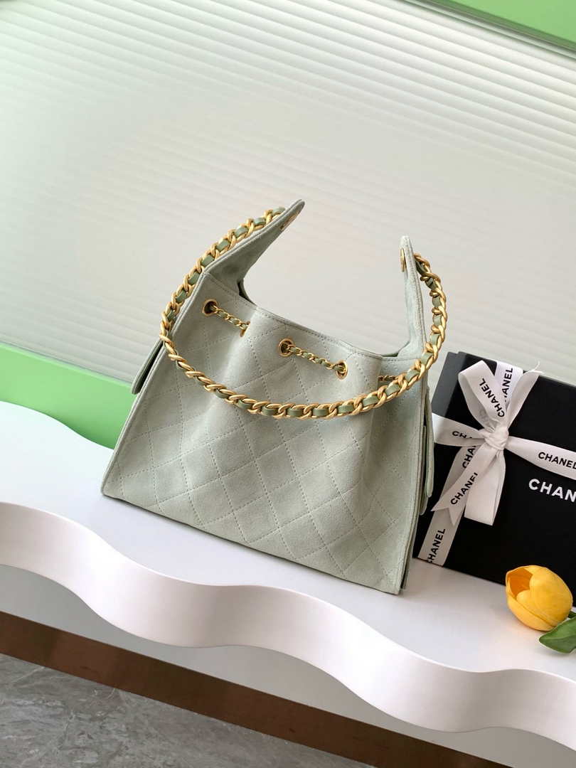 Chanel Hobo Small Bag AS5293 Light Green