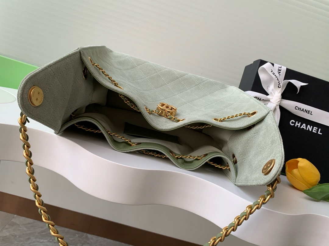 Chanel Hobo Small Bag AS5293 Light Green