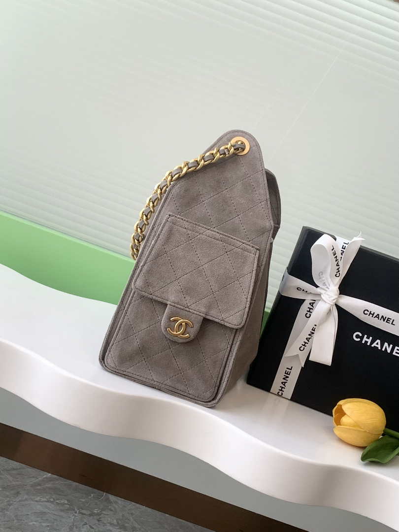 Chanel Hobo Small Bag AS5293 Khaki