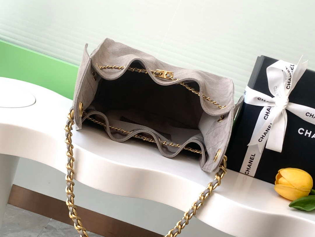 Chanel Hobo Small Bag AS5293 Khaki