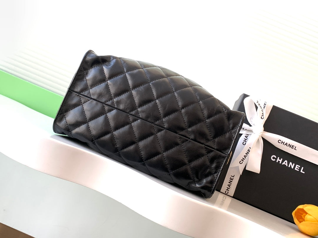 Chanel Hobo Small Bag AS5293 Black Leather
