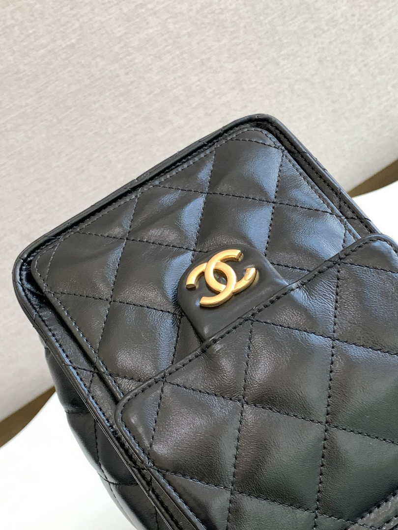 Chanel Hobo Small Bag AS5293 Black Leather