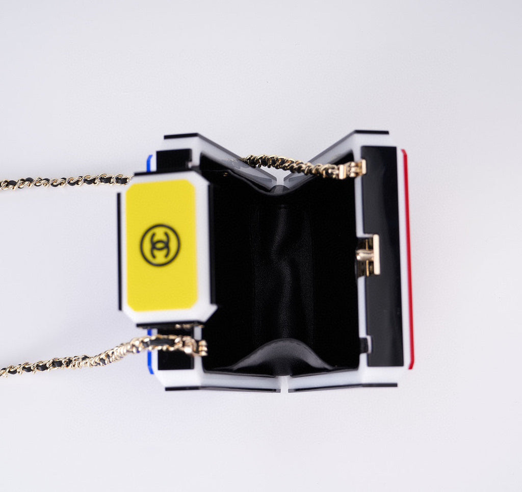 Chanel Iconic No.5 Perfume Plexiglass Bottle Crossbody Bag AS5341