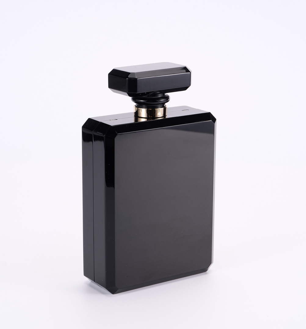 Chanel Perfume Minaudiere Bag Black Plexi AS5341