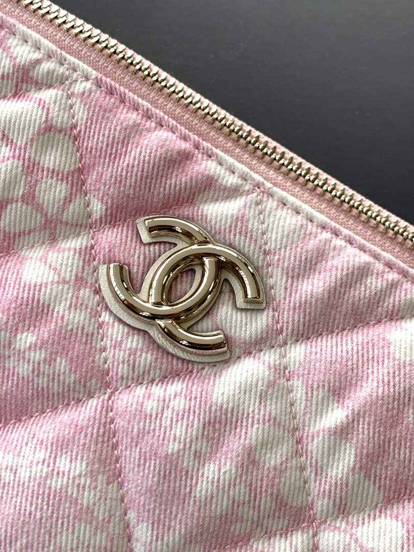 Chanel Large Hobo Bag - Light Pink Printed Denim AS5431 - Default Title - View 5