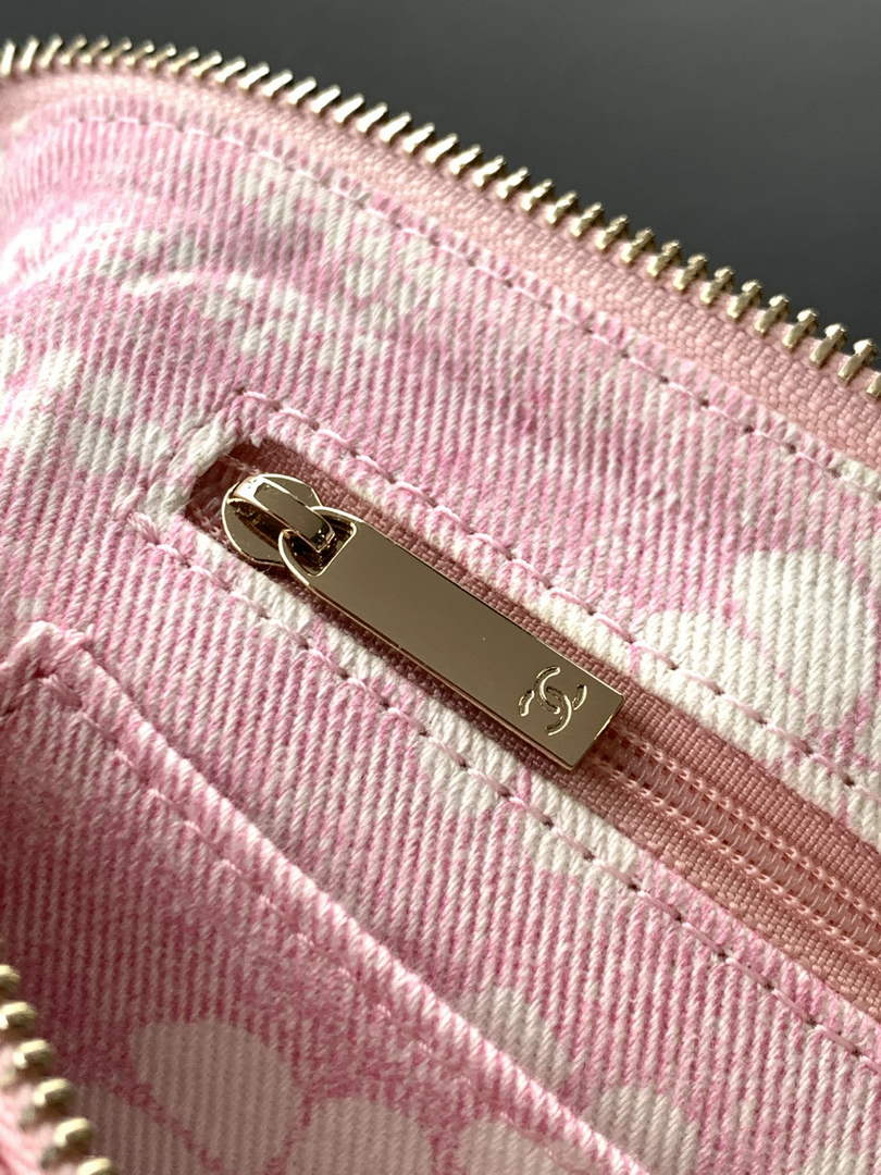 Chanel Large Hobo Bag - Light Pink Printed Denim AS5431 - Default Title - View 8