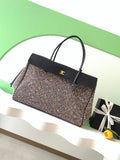 Chanel Large Shopping Tote Bag, AS6289 Grained Calfskin Black
