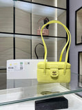 Chanel Long Vanity with Leather Strap AP5067, Calfskin Yellow