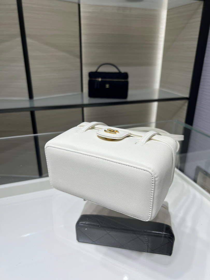 Chanel Long Vanity with Leather Strap AP5067, Calfskin Beige
