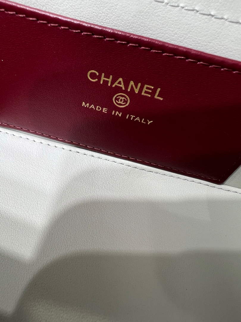 Chanel Long Vanity with Leather Strap AP5067, Calfskin Gray