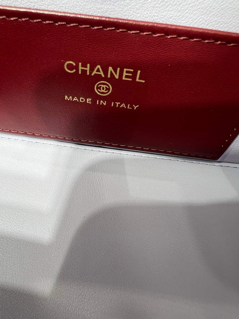 Chanel Long Vanity with Leather Strap AP5067, Calfskin Light Purple