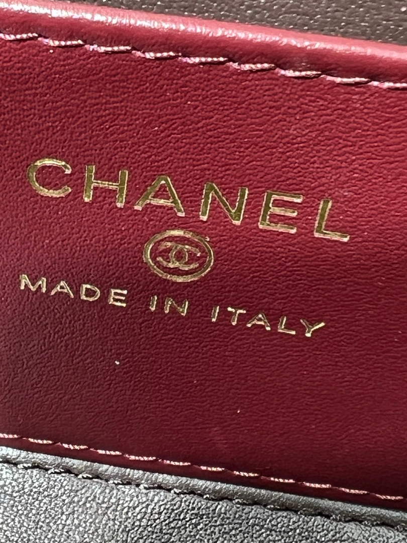 Chanel Long Vanity with Leather Strap AP5067, Calfskin Brown