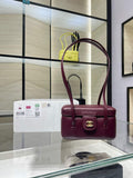 Chanel Long Vanity with Leather Strap AP5067, Calfskin Dark Burgundy