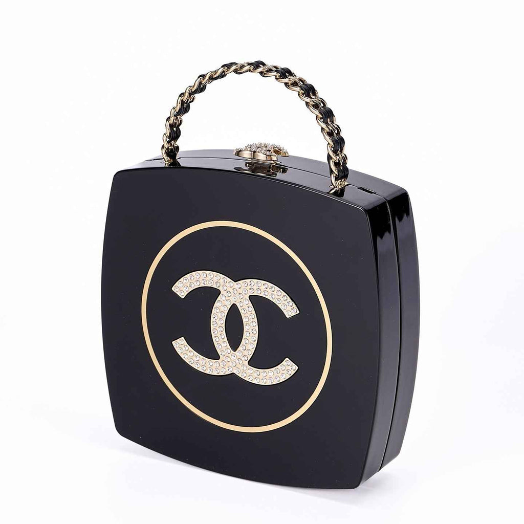 Chanel Makeup Palette Minaudière Bag, AS5703 Black