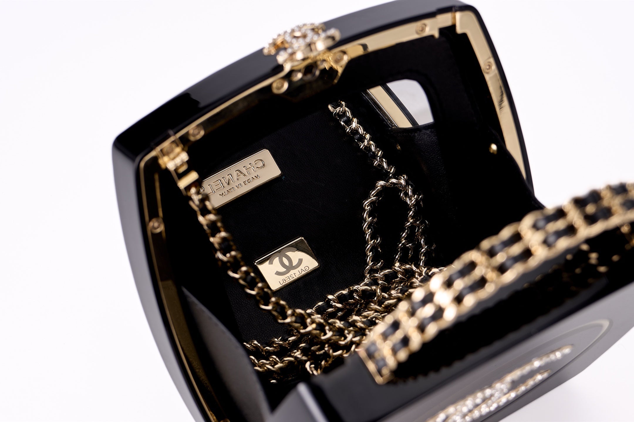 Chanel Makeup Palette Minaudière Bag, AS5703 Black