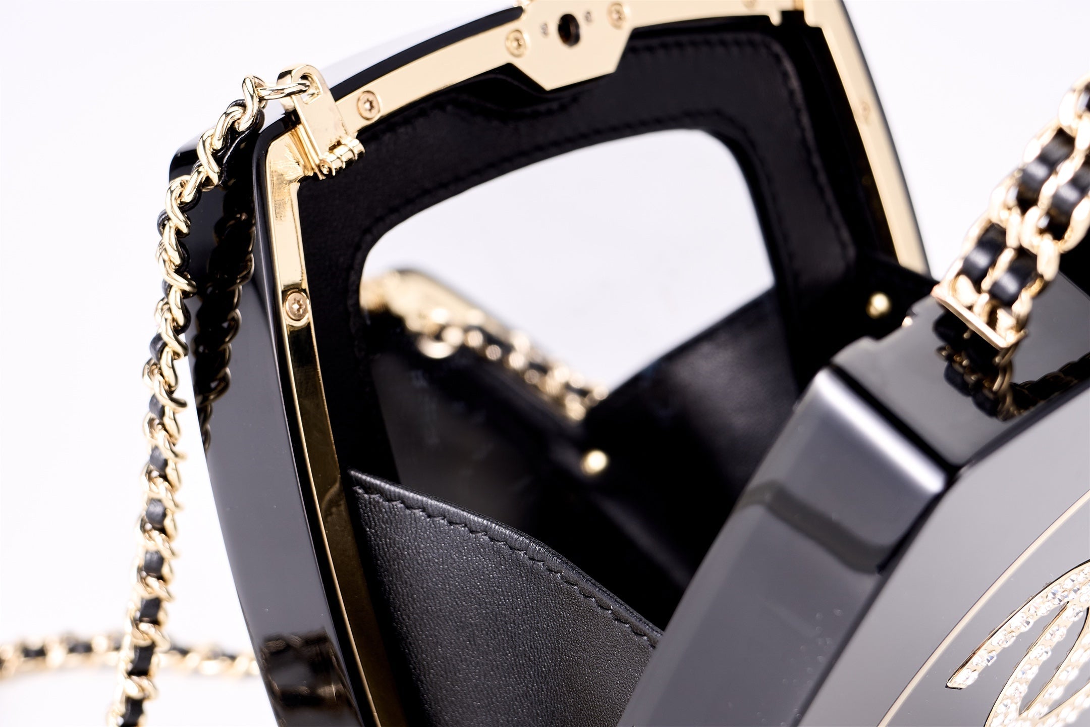 Chanel Makeup Palette Minaudière Bag, AS5703 Black